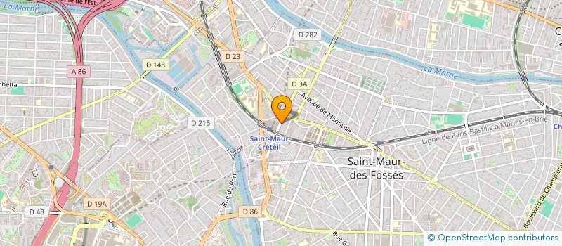 localisation de l'entreprise K3ROS.COM  SAINT-MAUR-DES-FOSSES