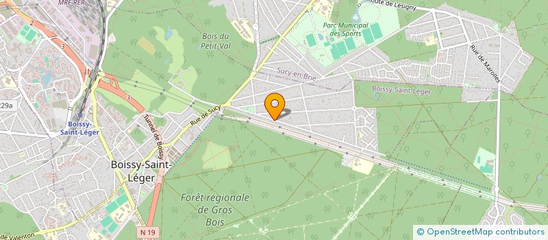 localisation de l'entreprise K3S RENOVE à BOISSY-SAINT-LEGER