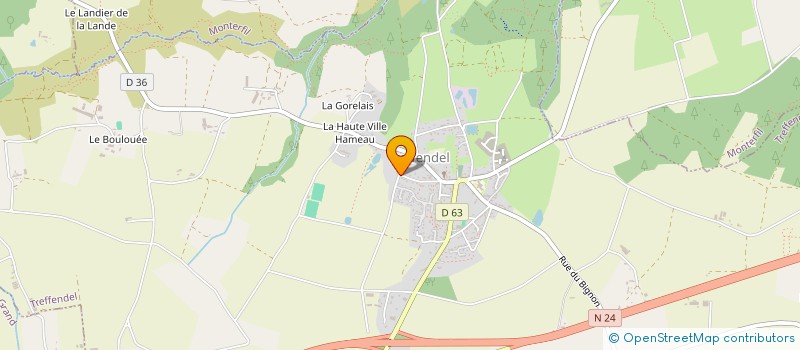 localisation de l'entreprise K4 LIFFRE à RENNES