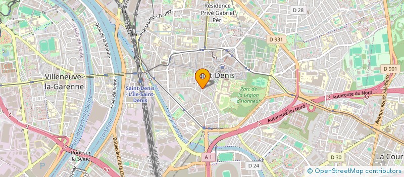 localisation de l'entreprise K58 à SAINT-DENIS