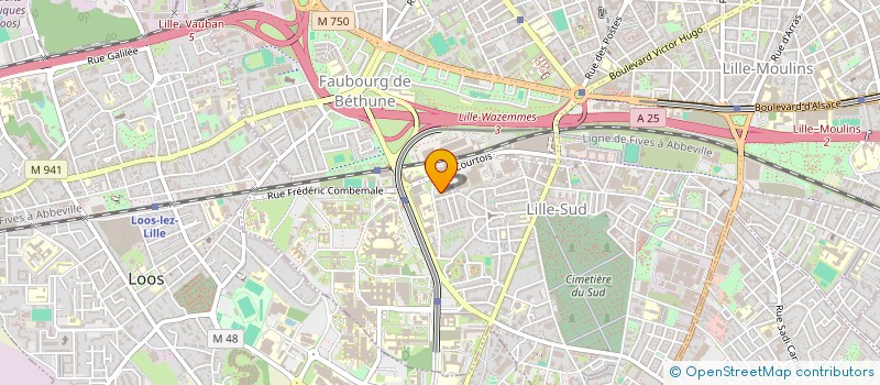 localisation de l'entreprise K6 UNITED à LILLE