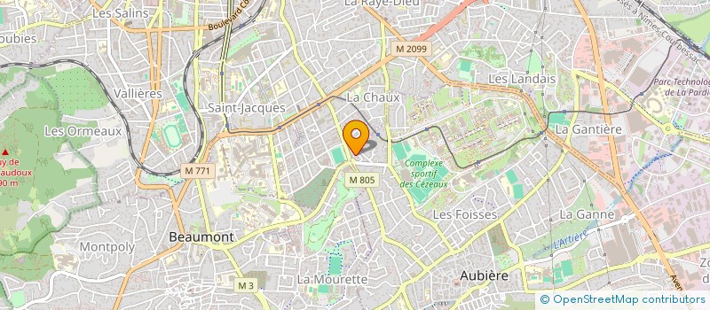 localisation de l'entreprise K6TEM  CLERMONT-FERRAND