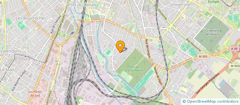 localisation de l'entreprise K7 à DIJON