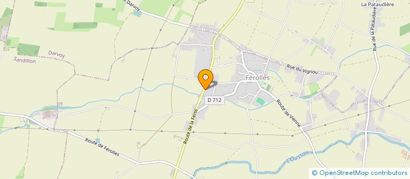 localisation de l'entreprise K7 à JARGEAU