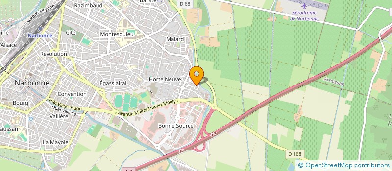 localisation de l'entreprise K7 CONSEILS  NARBONNE