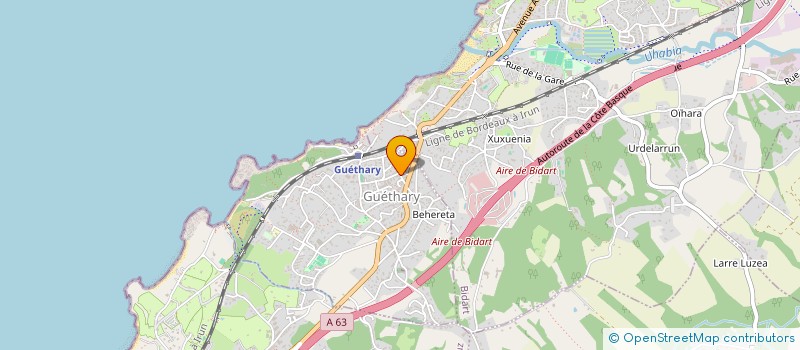 localisation de l'entreprise K7.TV  GUETHARY