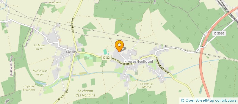 localisation de l'entreprise K9 CONSEIL  FRIERES-FAILLOUEL