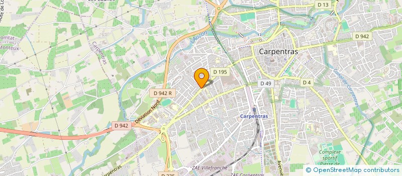 localisation de l'entreprise K9SP  CARPENTRAS