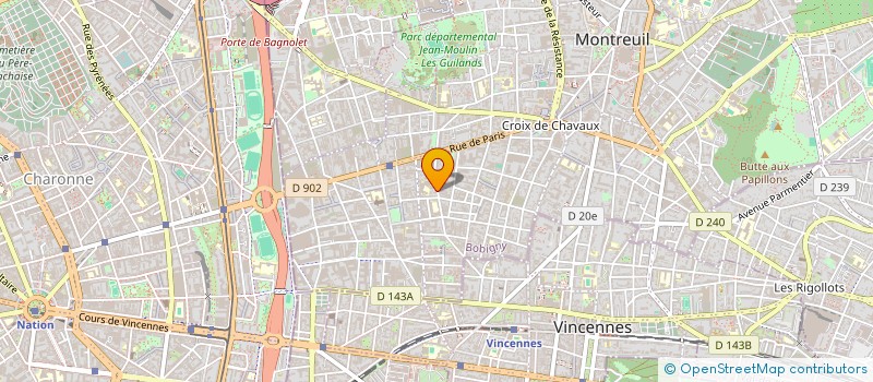 localisation de l'entreprise KA à MONTREUIL