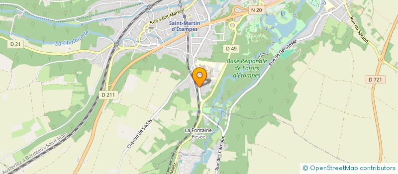 localisation de l'entreprise KA AGENCY  ETAMPES