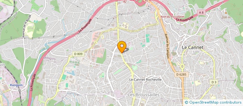 localisation de l'entreprise KA BATIMENT à LE CANNET