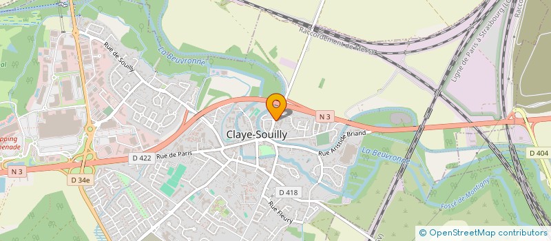 localisation de l'entreprise KA COM à CLAYE-SOUILLY