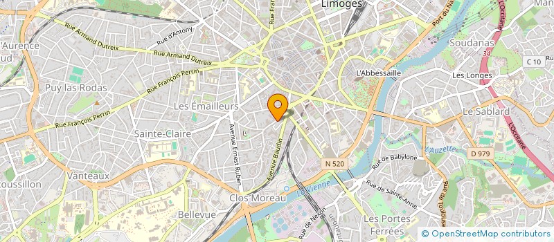 localisation de l'entreprise KA GAMES  LIMOGES