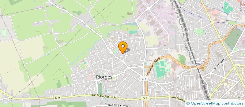 localisation de l'entreprise KA.GB à RIORGES