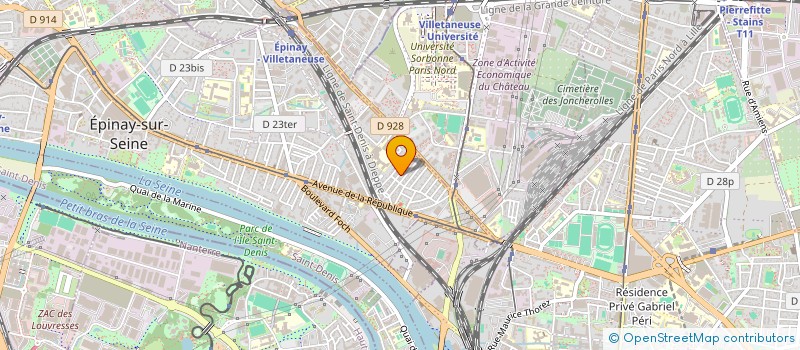 localisation de l'entreprise KA IMMOB à EPINAY-SUR-SEINE