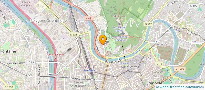 localisation de l'entreprise KA LIMIT à GRENOBLE