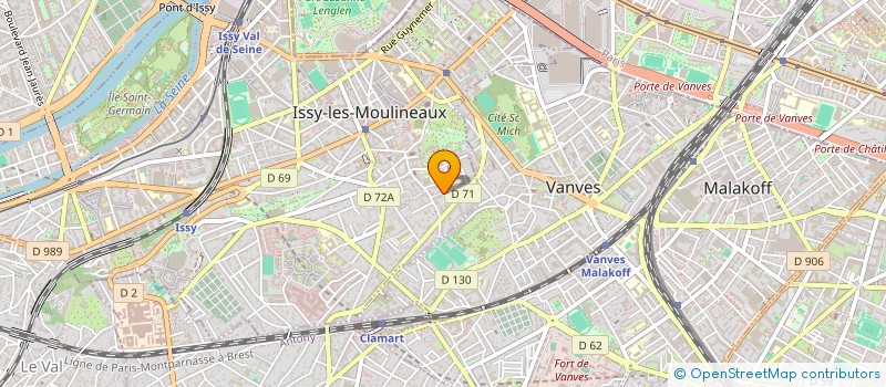 localisation de l'entreprise KA MEDIA à ISSY-LES-MOULINEAUX