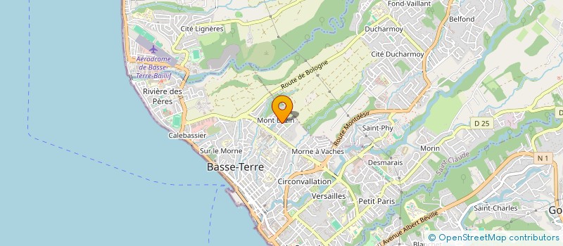 localisation de l'entreprise KA PATRIMOINE  BASSE-TERRE