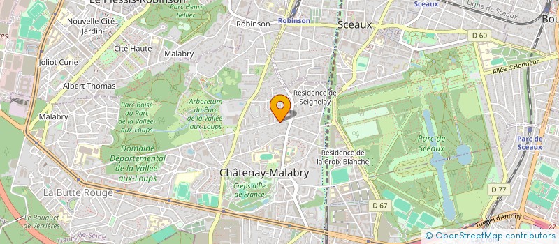 localisation de l'entreprise KA PRODUCTIONS  CHATENAY-MALABRY