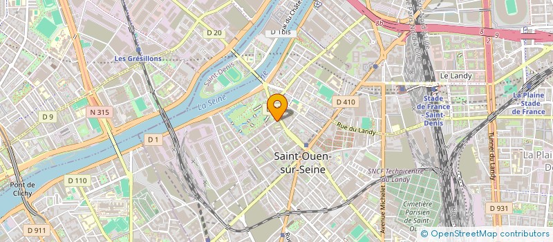 localisation de l'entreprise KA-RENOVATION à SAINT-OUEN-SUR-SEINE