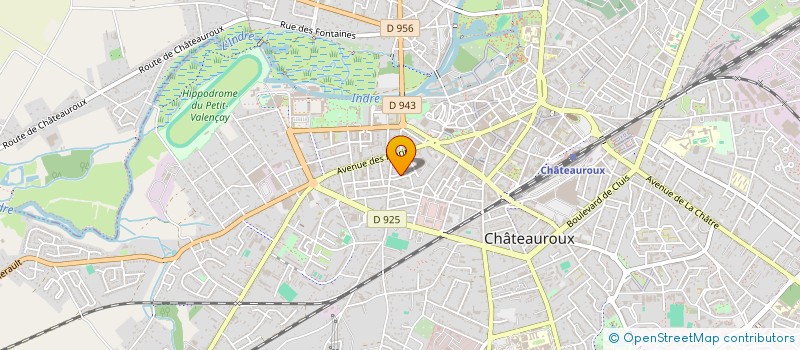 localisation de l'entreprise KA'ROUSSEL  CHATEAUROUX