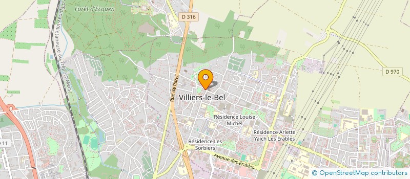 localisation de l'entreprise KA SERVICES  VILLIERS LE BEL