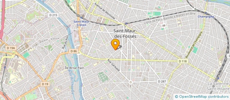 localisation de l'entreprise KAAB à SAINT-MAUR-DES-FOSSES