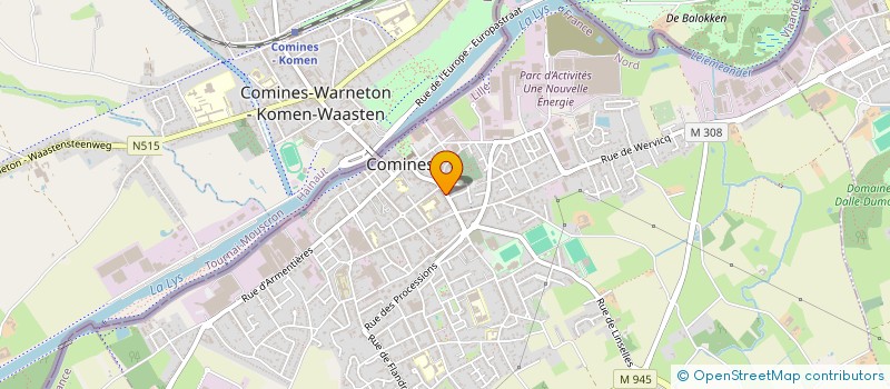 localisation de l'entreprise KAACH à COMINES