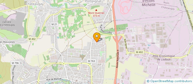 localisation de l'entreprise KAAN AUTO  CEBAZAT