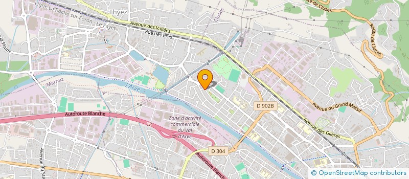 localisation de l'entreprise KAAN PLAQUISTE  CLUSES