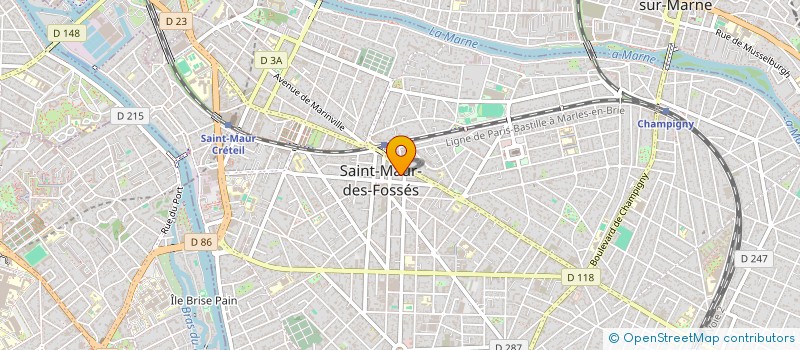 localisation de l'entreprise KAAPA à SAINT-MAUR-DES-FOSSES