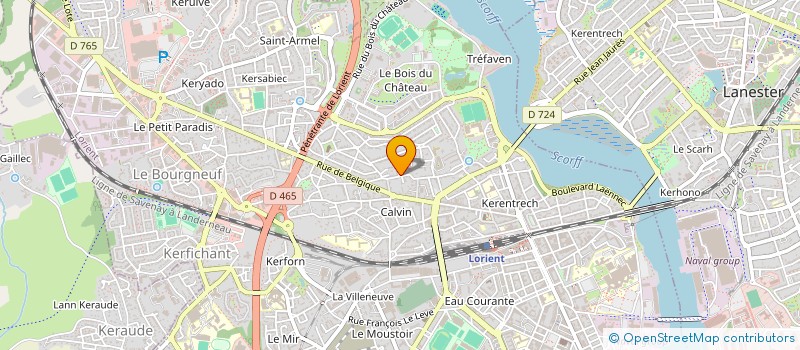 localisation de l'entreprise KAARDI  LORIENT