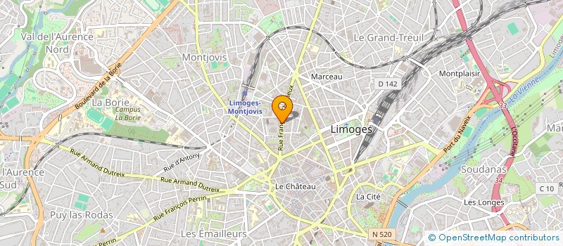 localisation de l'entreprise KAAY JOB à LIMOGES