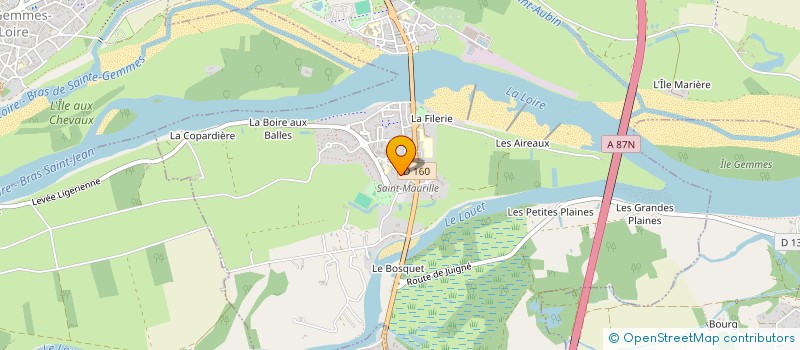 localisation de l'entreprise KAAZE GROUP  LES PONTS-DE-CE