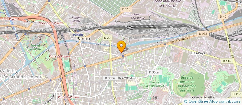 localisation de l'entreprise KAB à PANTIN