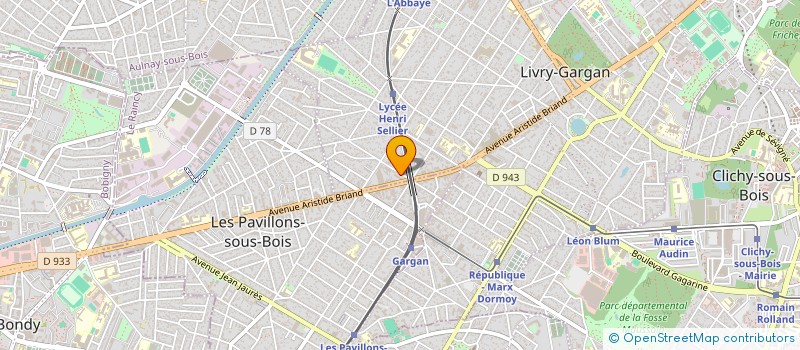 localisation de l'entreprise KAB à DRANCY