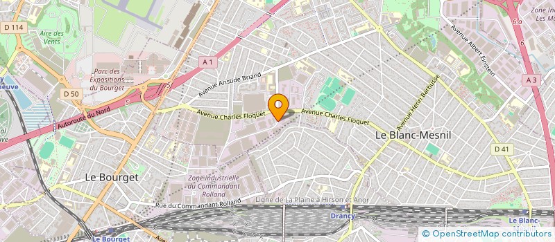 localisation de l'entreprise KAB 93 à LE BLANC-MESNIL