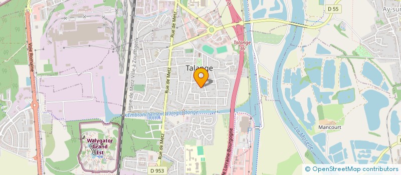 localisation de l'entreprise KAB.ELEC à TALANGE