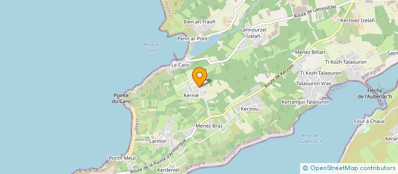 localisation de l'entreprise KAB IMMO  PLOUGASTEL-DAOULAS
