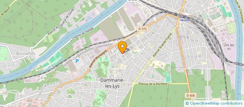 localisation de l'entreprise KAB TELECOM à DAMMARIE-LES-LYS