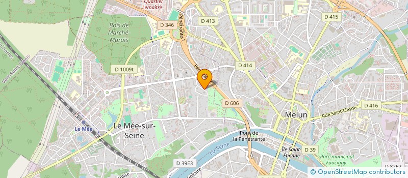 localisation de l'entreprise KAB TRANSPORT  LE MEE-SUR-SEINE