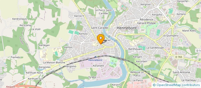 localisation de l'entreprise KAB4  HENNEBONT