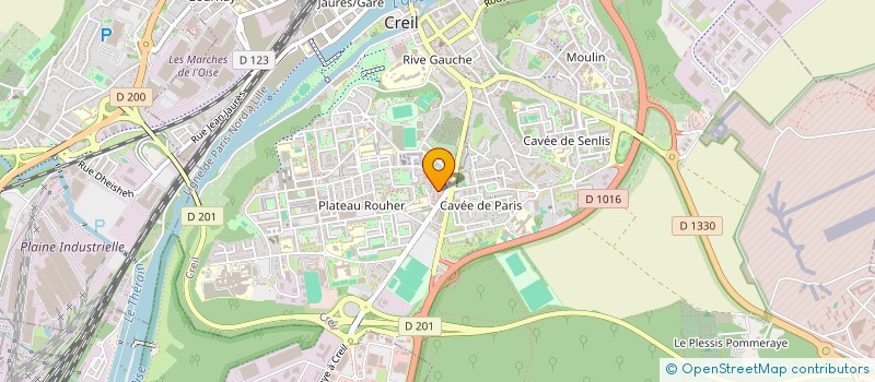 localisation de l'entreprise KABA FRET SERVICES à CREIL