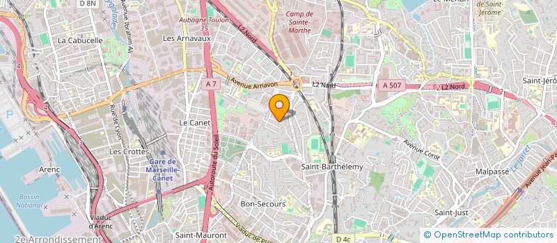 localisation de l'entreprise KABA IMMO à MARSEILLE