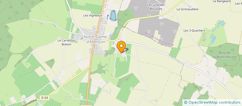 localisation de l'entreprise KABABOOM RECORDS  BELLEVIGNE-EN-LAYON