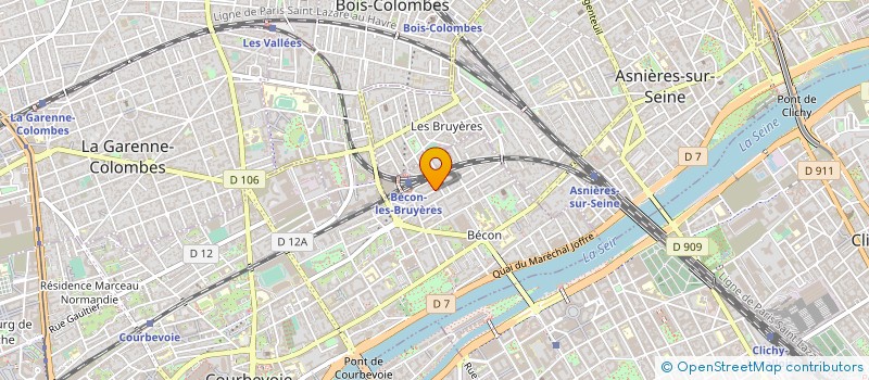 localisation de l'entreprise KABAN EVENTS à COURBEVOIE