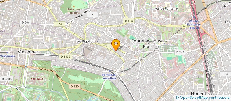 localisation de l'entreprise KABANCE à FONTENAY-SOUS-BOIS