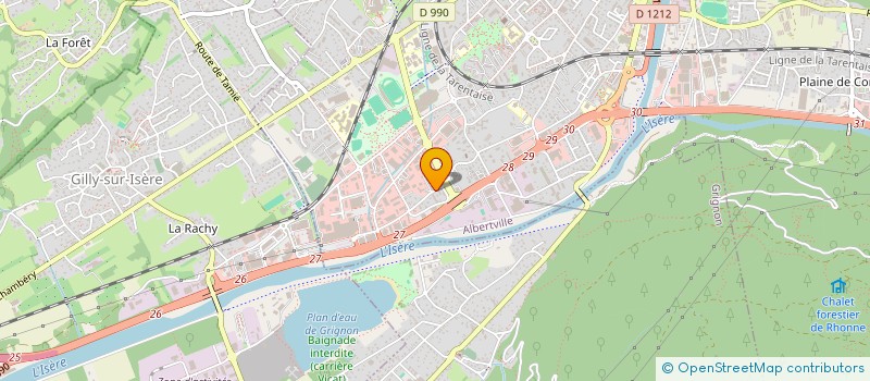 localisation de l'entreprise KABANEDAS  ALBERTVILLE