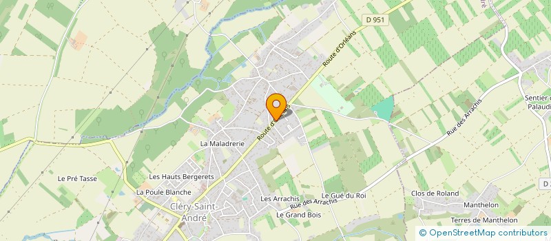 localisation de l'entreprise KABAO à CLERY-SAINT-ANDRE