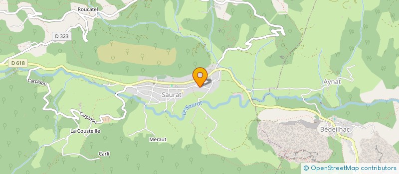 localisation de l'entreprise KABASSO à SAURAT